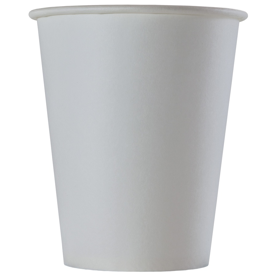 Bicchiere di carta monouso per distributori automatici bianco 6 oz (165 ml)