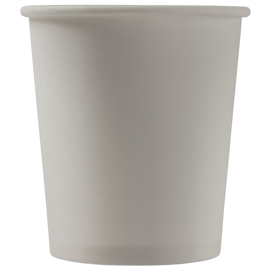 Disposable paper cup white 4 oz (100 ml)