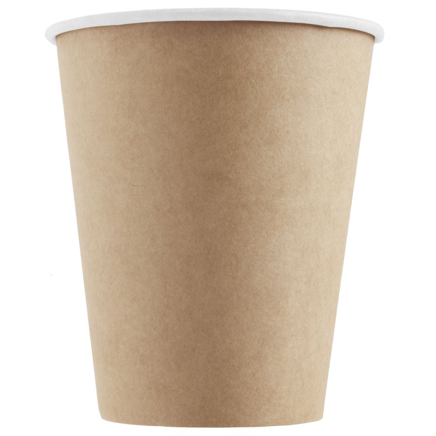 Bicchiere di carta monouso per distributori automatici kraft 6 oz (150 ml)