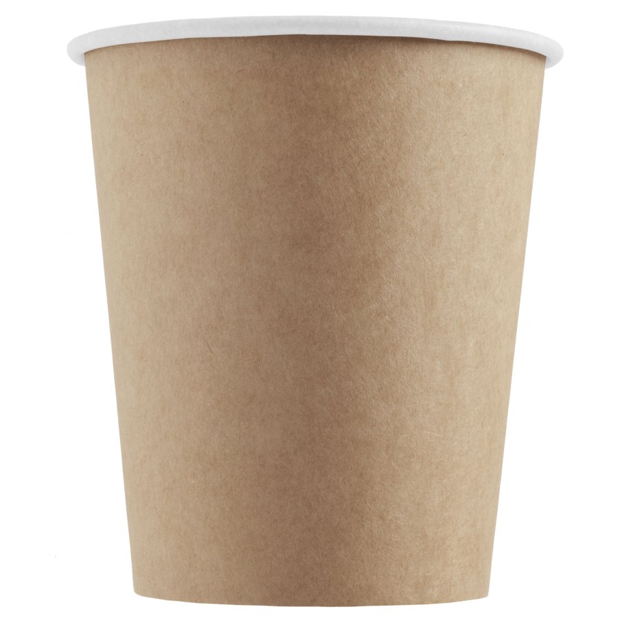 Disposable paper cup kraft 8 oz (250 ml)