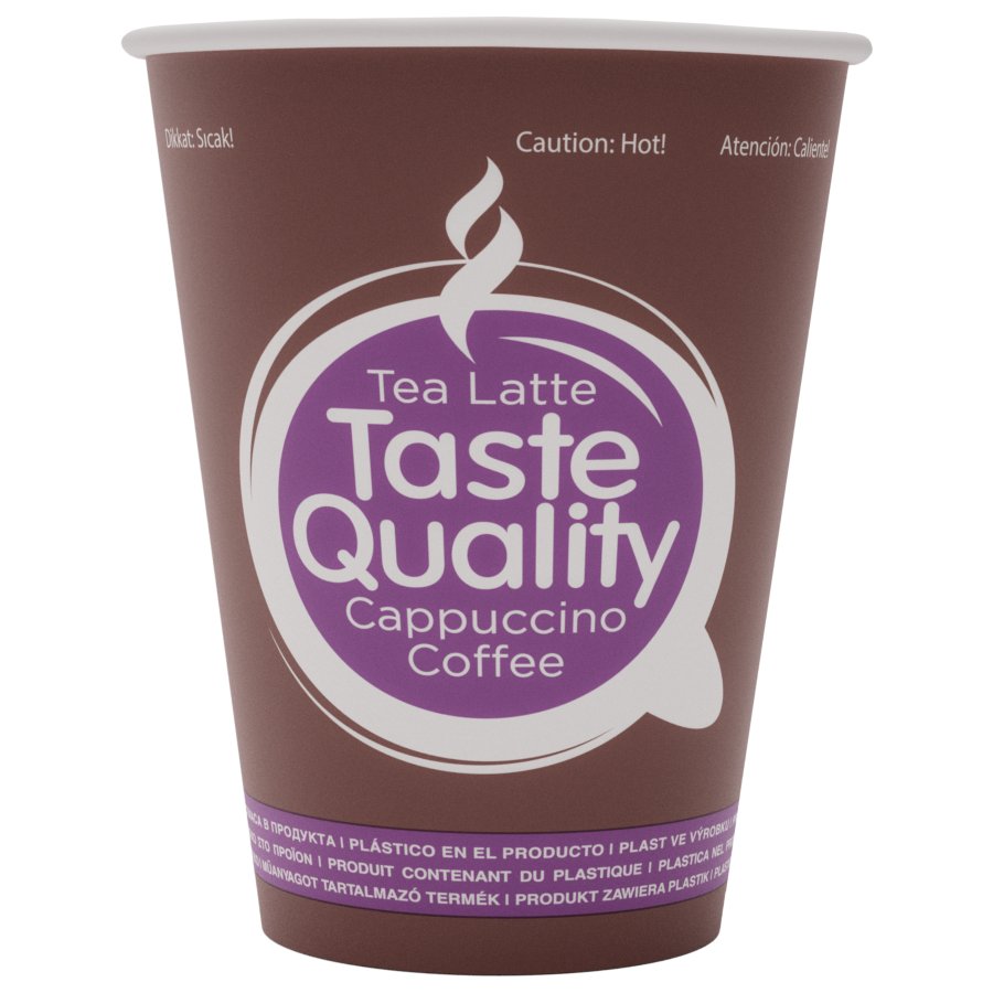 Bicchiere di carta monouso "Taste Quality" 12 oz (300 ml)