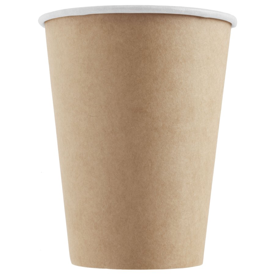 Disposable paper cup kraft 12 oz (300 ml)