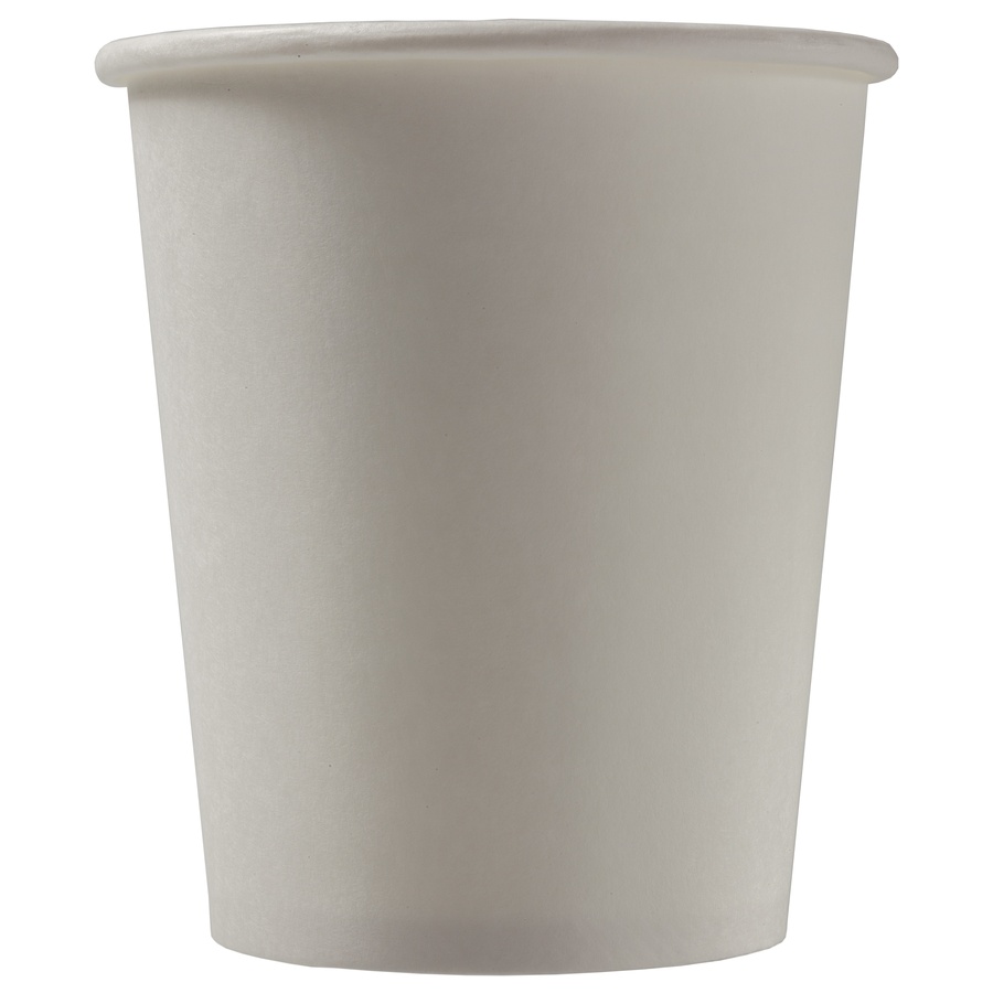 Disposable paper cup white 8 oz (250 ml)