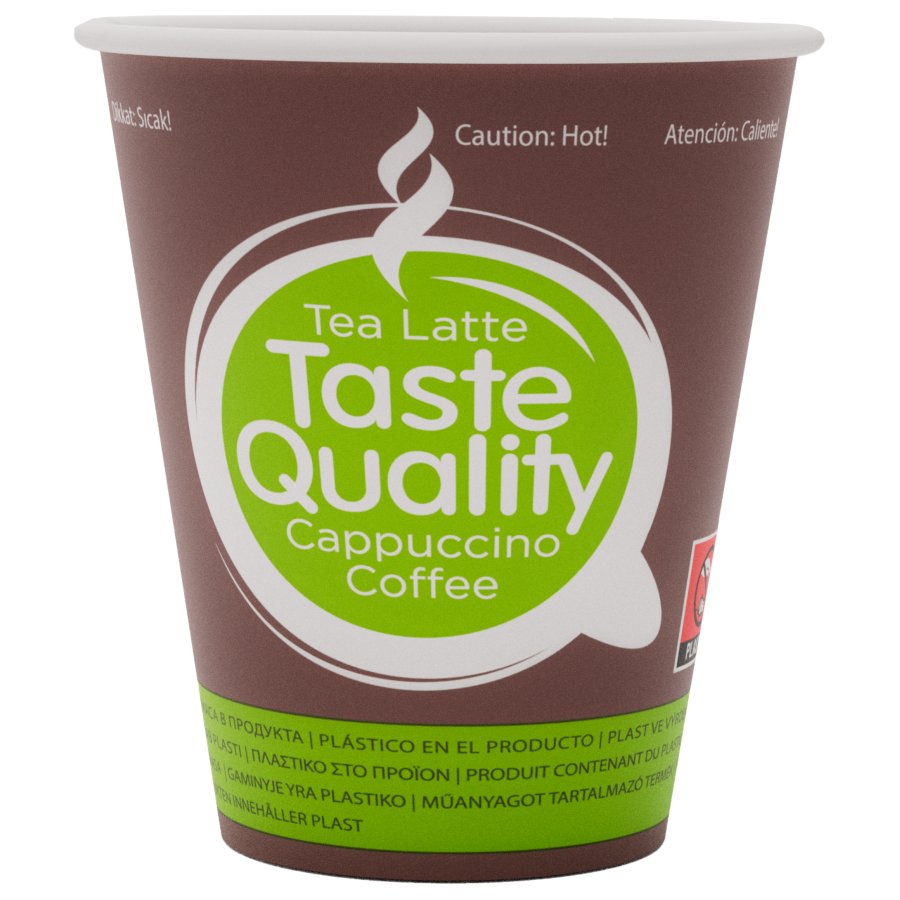 Bicchiere di carta monouso per distributori automatici "Taste Quality" 6 oz (150 ml)